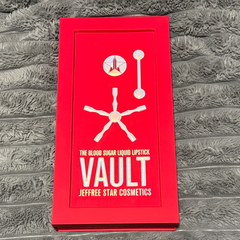 Jeffree Star Vault Blood Sugar Liquid Lipstick Set - Bright Red Packaging